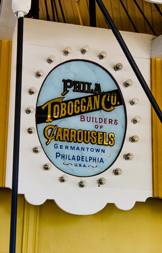 The Grand Ole' Carousel/PhiladadelphisnTobbogan Coasters Carousel #35 at Six Flags St. Louis, Eureka, Missouri