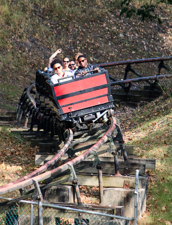 The River King Mine Train at Six Flags St. Louis, Eureka, Missouri