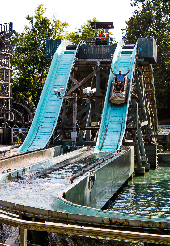The Log Flume at Six Flags St. Louis, Eureka, Missouri