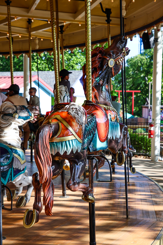 The Grand Ole' Carousel at Six Flags St. Louis/Mid America Park By Enchanted Parks, Eureka, Missouri