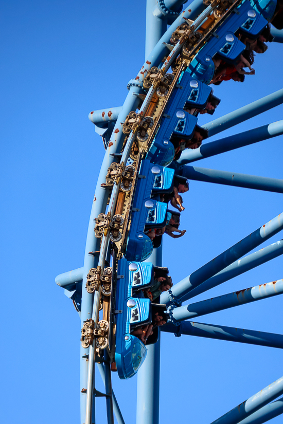Mr. Freeze: Reverse Blast at Six Flags St. Louis/Mid America Park By Enchanted Parks, Eureka, Missouri