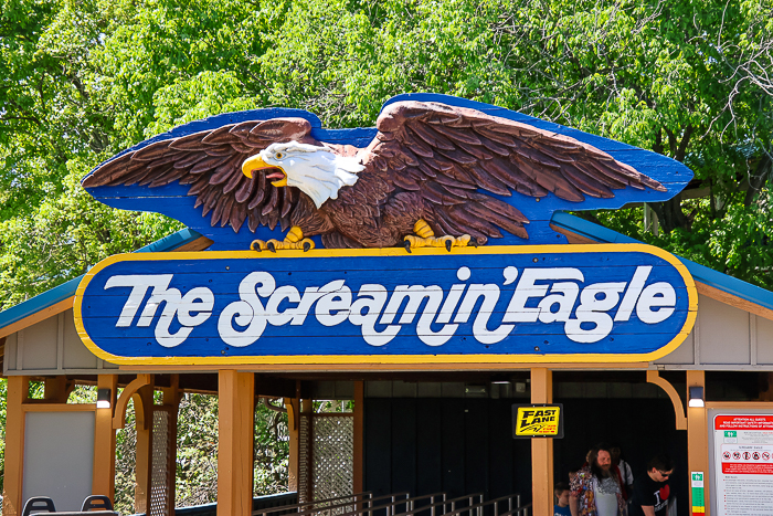 The Screamin' Eagle at Six Flags St. Louis/Mid America Park By Enchanted Parks, Eureka, Missouri
