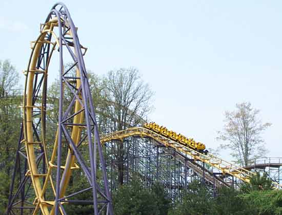 Double Loop @ Six Flags Worlds of Adventure