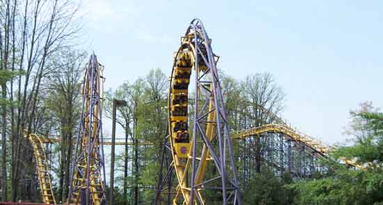 Double Loop @ Six Flags Worlds of Adventure