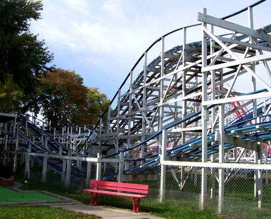 The Teddy Bear Wooden Rollercoaster at Strickers Grove, Hamilton, Ohio