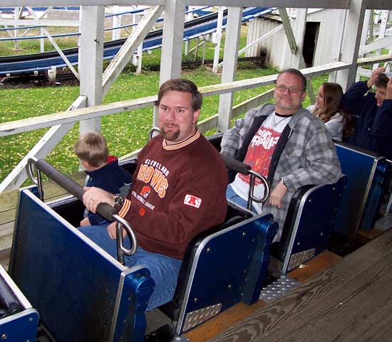 The Teddy Bear Wooden Rollercoaster at Strickers Grove, Hamilton, Ohio