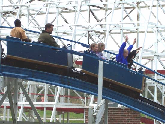 The Teddy Bear Wooden Rollercoaster at Strickers Grove, Hamilton, Ohio