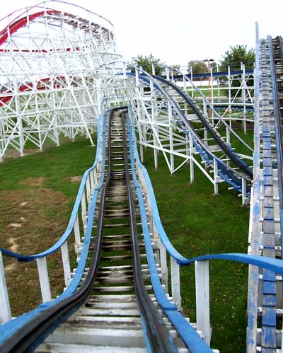 The Teddy Bear Wooden Rollercoaster at Strickers Grove, Hamilton, Ohio