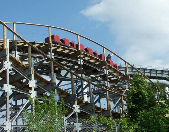 The Avalanche Rollercoaster at Timber Falls Adventure Park, Wisconsin Dells, Wisconsin