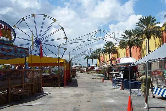 The Midway @ Uncle Bernies Theme Park located at the Swap Shop, Fort Lauderdale, Florida