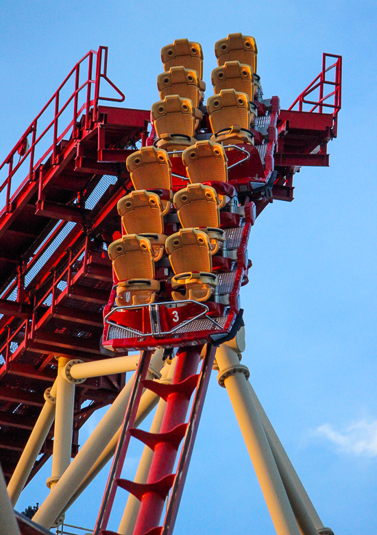 The Holywood Rip Ride Rocket roller coaster at Universal Studios Florida, Orlando, Florida