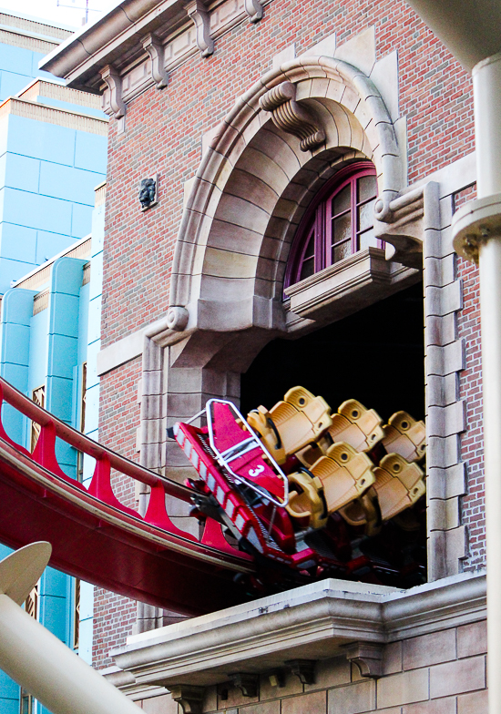 The Holywood Rip Ride Rocket roller coaster at Universal Studios Florida, Orlando, Florida