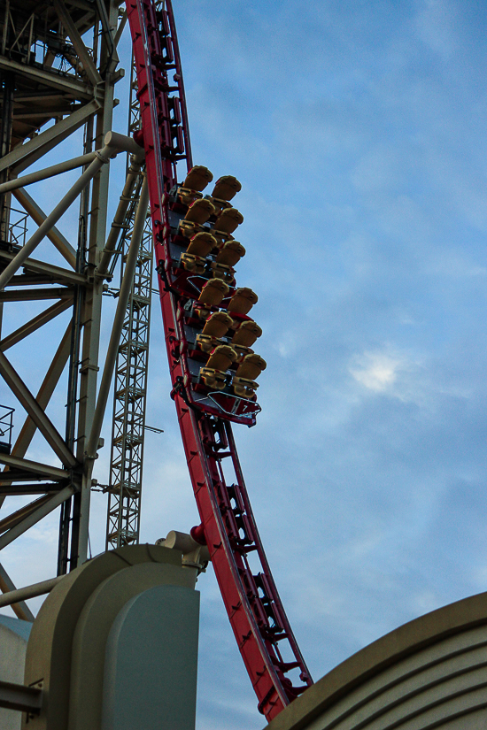 The Holywood Rip Ride Rocket roller coaster at Universal Studios Florida, Orlando, Florida