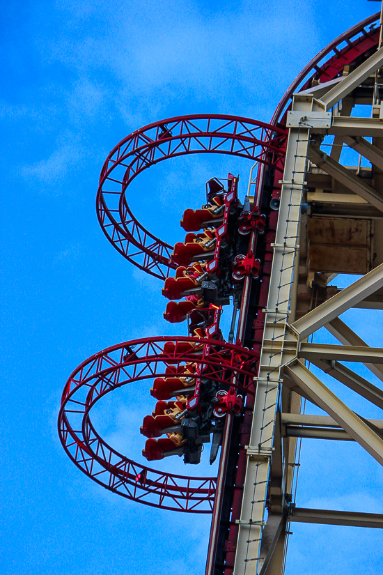 The Holywood Rip Ride Rocket roller coaster at Universal Studios Florida, Orlando, Florida