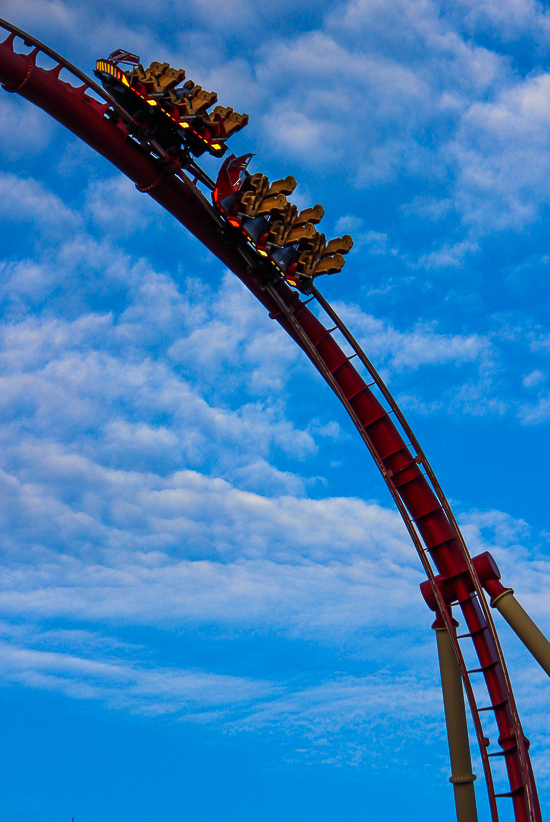 The Holywood Rip Ride Rocket roller coaster at Universal Studios Florida, Orlando, Florida