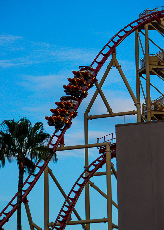 The Holywood Rip Ride Rocket roller coaster at Universal Studios Florida, Orlando, Florida