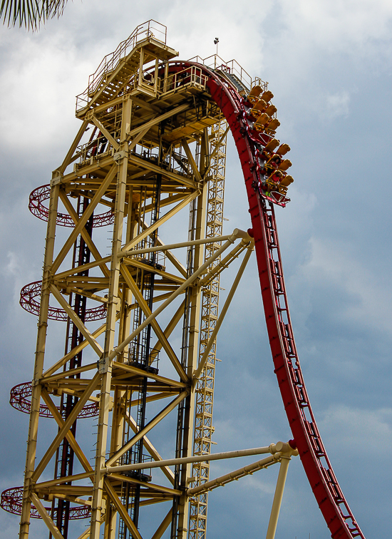 The Holywood Rip Ride Rocket roller coaster at Universal Studios Florida, Orlando, Florida