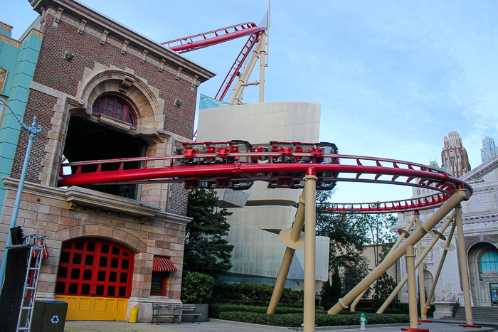 The Holywood Rip Ride Rocket roller coaster at Universal Studios Florida, Orlando, Florida