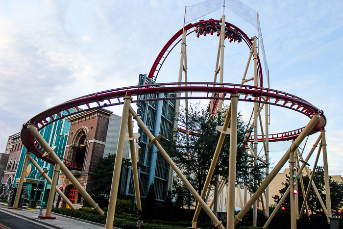 The Holywood Rip Ride Rocket roller coaster at Universal Studios Florida, Orlando, Florida