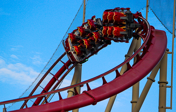 The Holywood Rip Ride Rocket roller coaster at Universal Studios Florida, Orlando, Florida