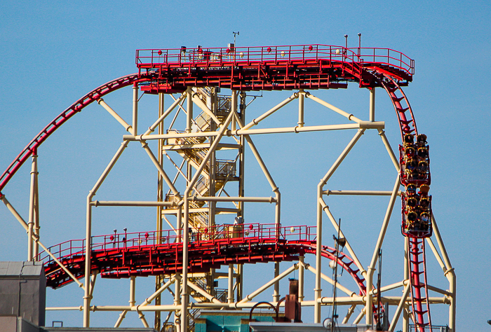 The Holywood Rip Ride Rocket roller coaster at Universal Studios Florida, Orlando, Florida