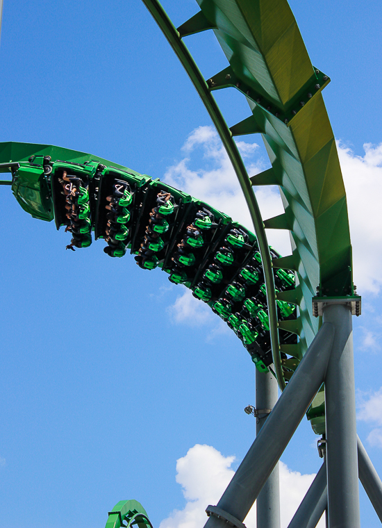 The Incredible Hulk Rollercoaster at Universal's Islands of Adventure, Orlando, Florida