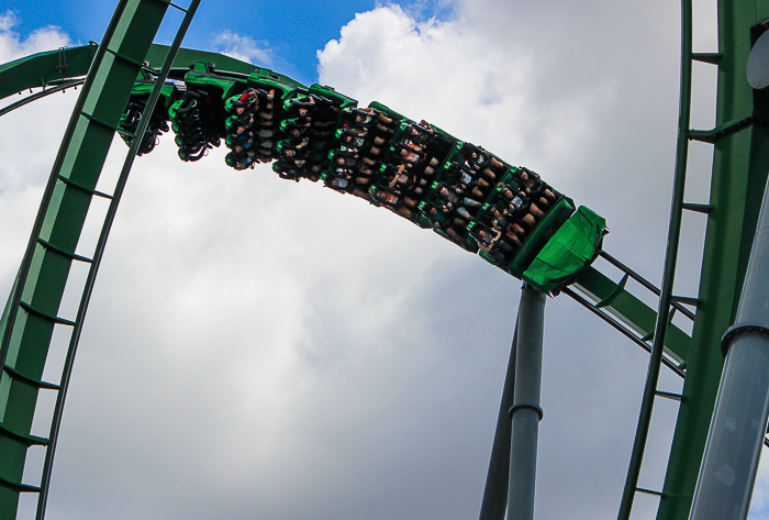 The Incredible Hulk Rollercoaster at Universal's Islands of Adventure, Orlando, Florida