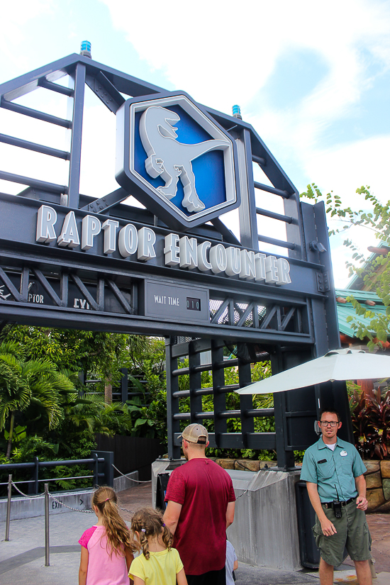 The Raptor Encounter at Universal's Islands of Adventure, Orlando, Florida