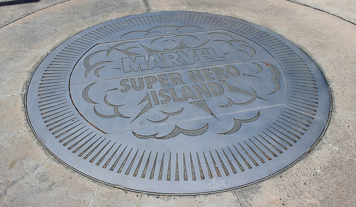 The Marvel Superheroes Island at Universal's Islands of Adventure, Orlando, Florida