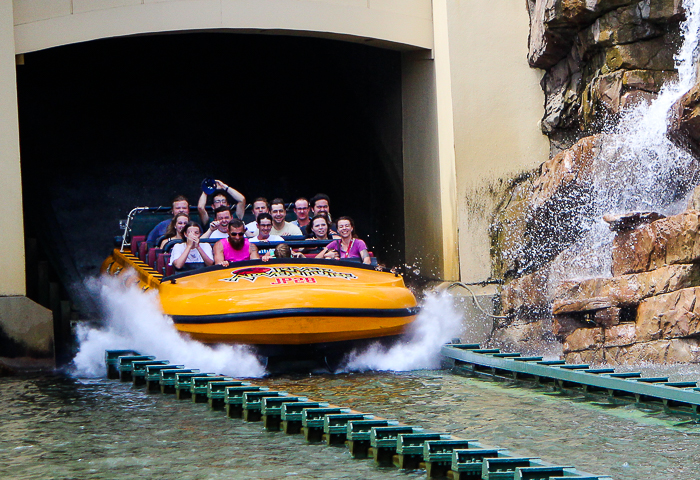 The Jurassic Park River Adventure at Universal's Islands of Adventure, Orlando, Florida