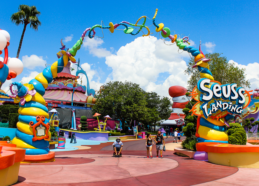 As atrações da Seuss Landing no Islands of Adventure – Orlando do dia