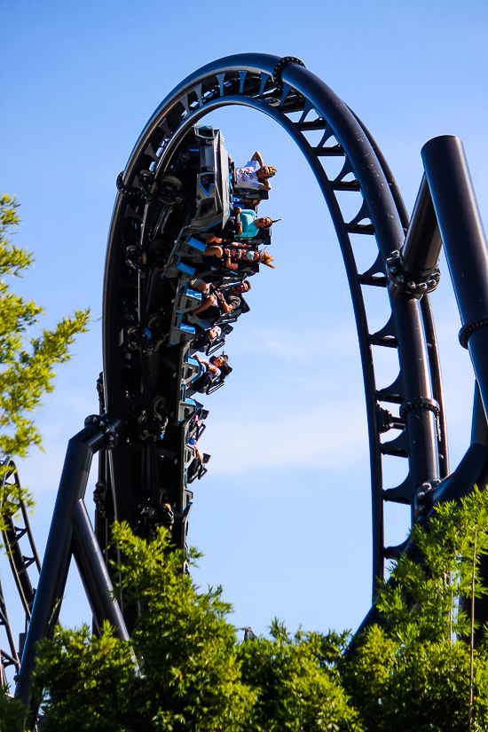 The completely terrifying Velocicoaster launched themed new for 2021 rollercoaster at Universal's Islands of Adventure, Orlando, Florida