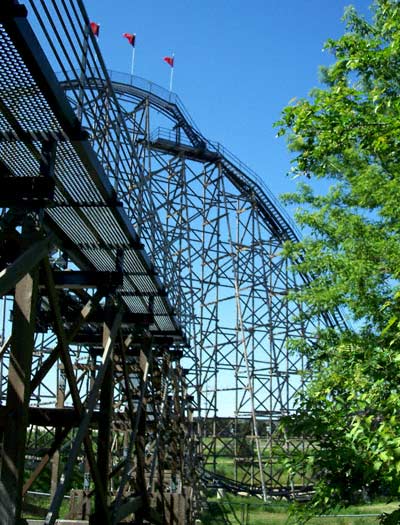 The Excalibur Rollercoaster at Valleyfair, Shakopee, Minnesota