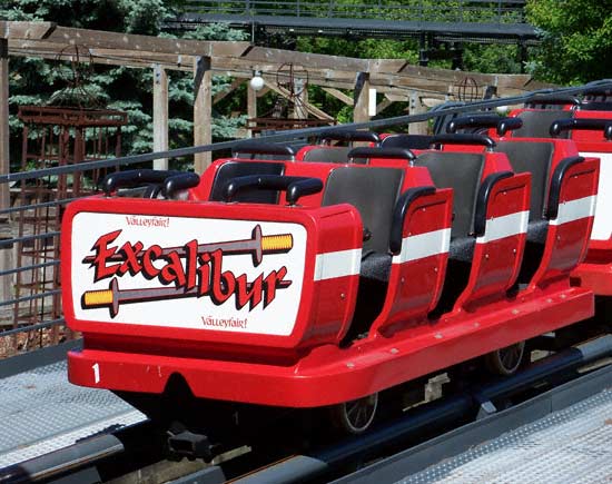 The Excalibur Rollercoaster at Valleyfair, Shakopee, Minnesota