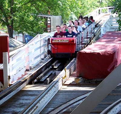 The High Roller Rollercoaster at Valleyfair, Shakopee, Minnesota