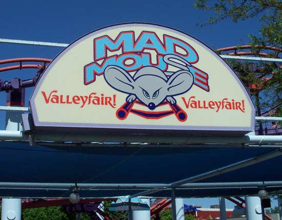 The Mad Mouse Rollercoaster at Valleyfair, Shakopee, Minnesota