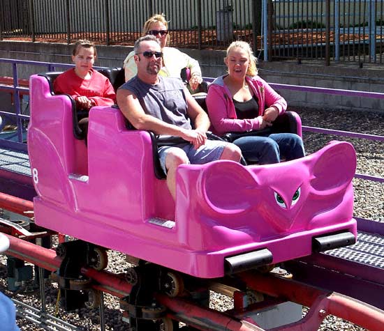 The Mad Mouse Rollercoaster at Valleyfair, Shakopee, Minnesota