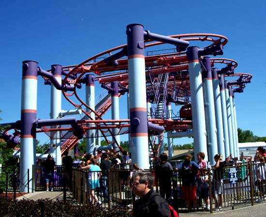 The Mad Mouse Rollercoaster at Valleyfair, Shakopee, Minnesota