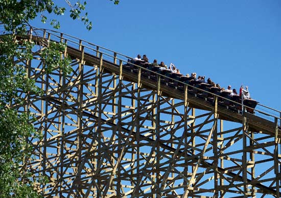 The new for 2007 Renegade Rollercoaster at Valleyfair, Shakopee, Minnesota