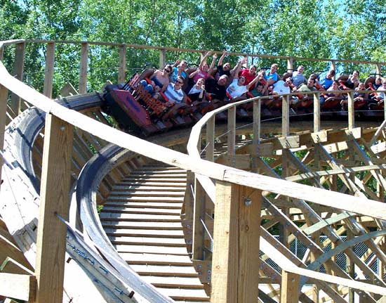 The new for 2007 Renegade Rollercoaster at Valleyfair, Shakopee, Minnesota