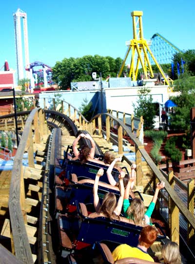 The new for 2007 Renegade Rollercoaster at Valleyfair, Shakopee, Minnesota