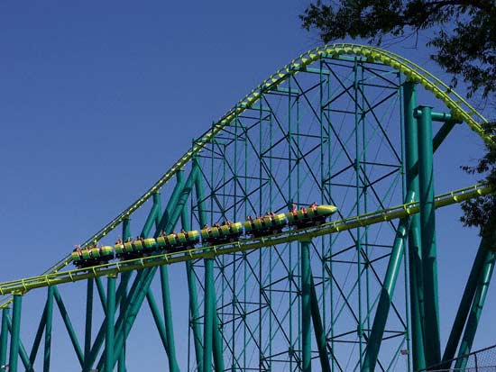 The Wild Thing Rollercoaster At Valleyfair, Shakopee, Minnesota