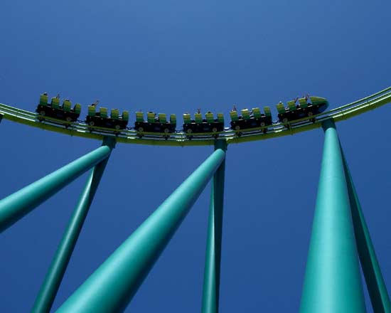 The Wild Thing Rollercoaster At Valleyfair, Shakopee, Minnesota