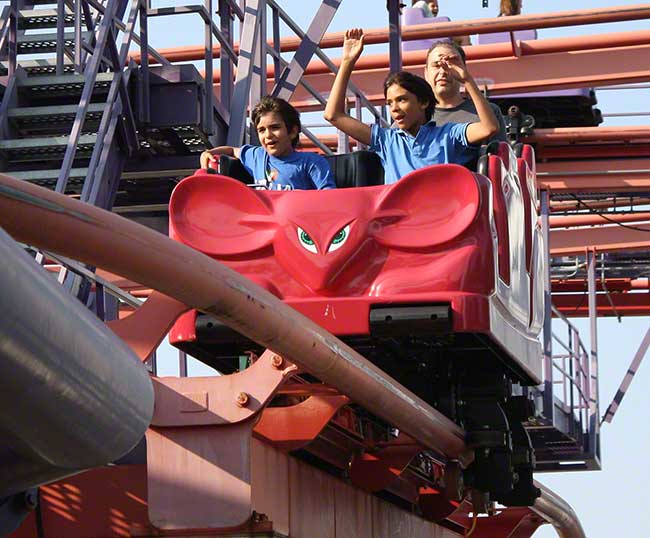 The Mad Mouse Roller Coaster at Valleyfair, Shakopee, Minnesota