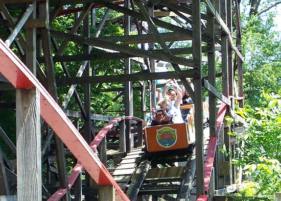 The Comet Rollercoaster at Waldameer Park, Erie Pennsylvania