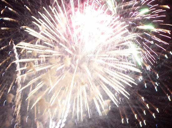 Fireworks at Waldameer Park, Erie Pennsylvania