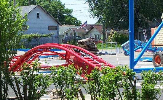 New For 2004 A Spinning Mouse Rollercoaster at Waldameer Park, Erie Pennsylvania