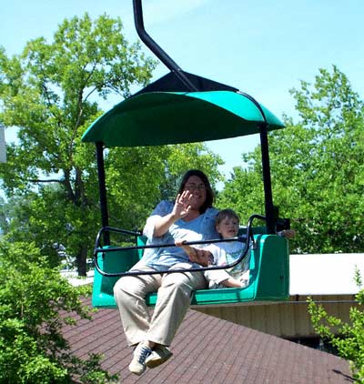 The Sky Ride at Waldameer Park, Erie Pennsylvania