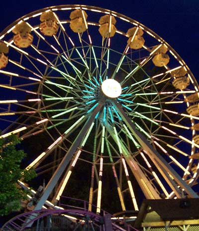 The Ferris Wheel at Waldameer Park, Erie Pennsylvania