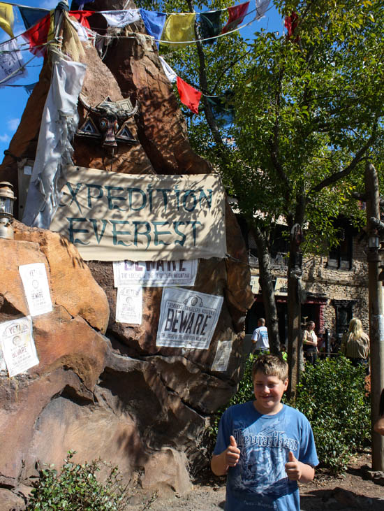 The Expedition Everest Roller Coaster at Walt Disney World - Disney's Animal Kingdom, Lake Buena Vista, Florida